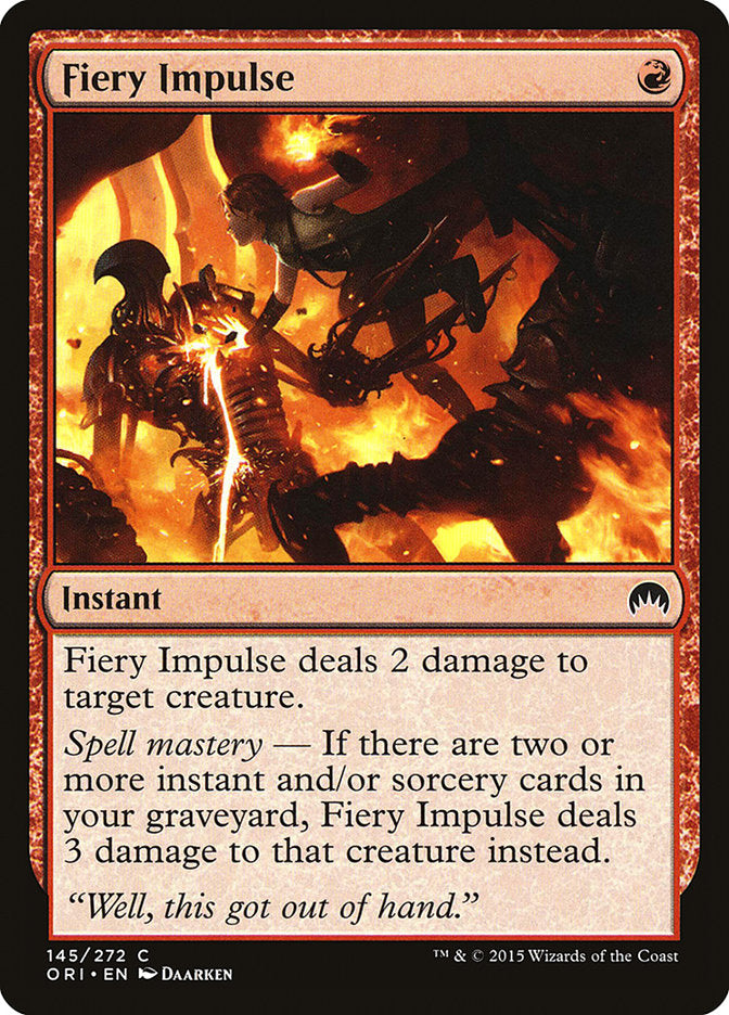 Fiery Impulse [Magic Origins] | Webway Games