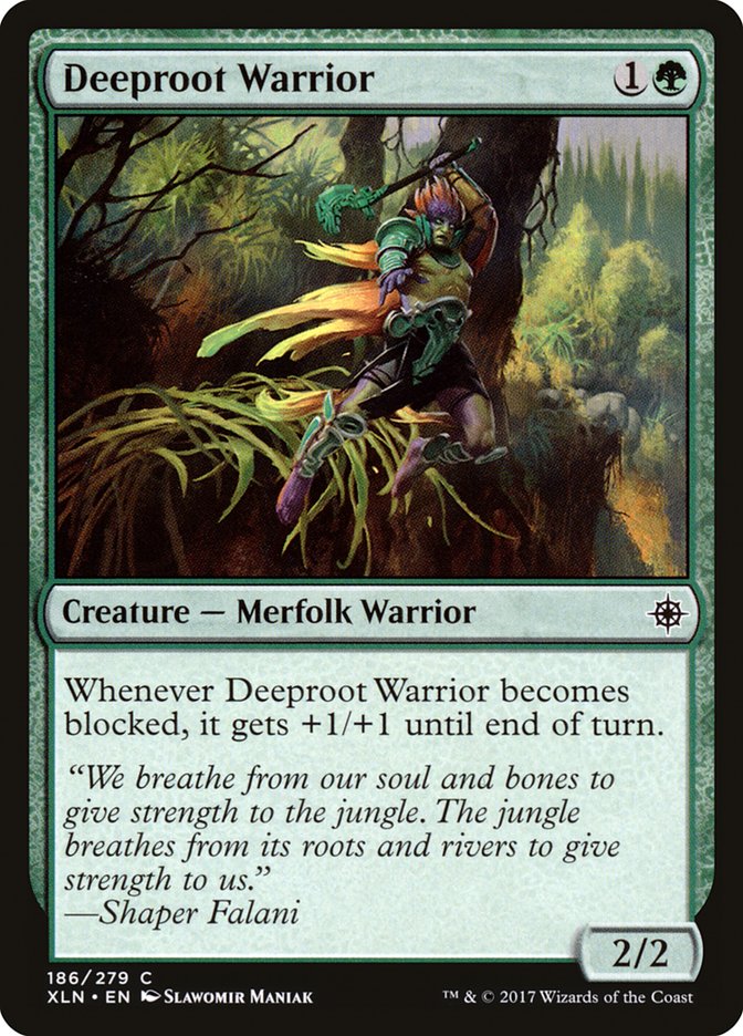 Deeproot Warrior [Ixalan] | Webway Games