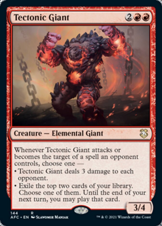 Tectonic Giant [Dungeons & Dragons: Adventures in the Forgotten Realms Commander] | Webway Games