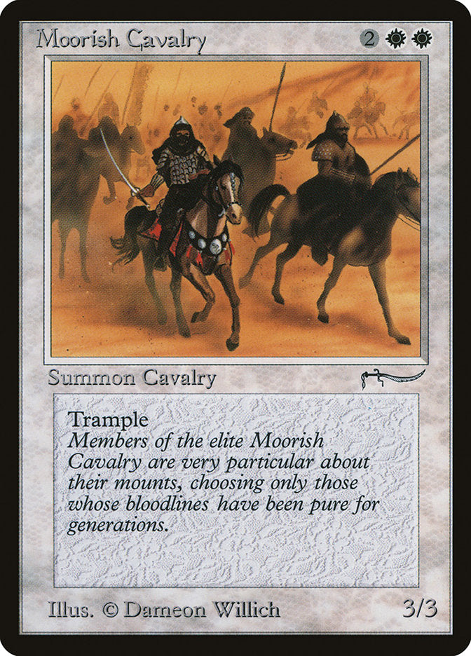 Moorish Cavalry (Dark Mana Cost) [Arabian Nights] | Webway Games