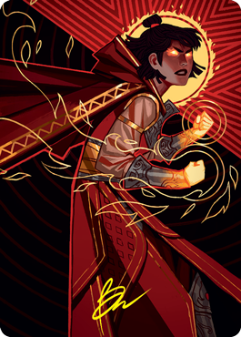 Infuriate Art Card (Gold-Stamped Signature) [Strixhaven: School of Mages Art Series] | Webway Games