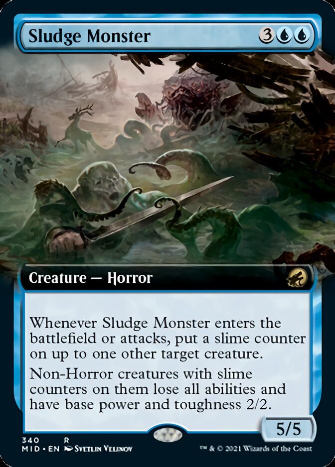Sludge Monster (Extended) [Innistrad: Midnight Hunt] | Webway Games
