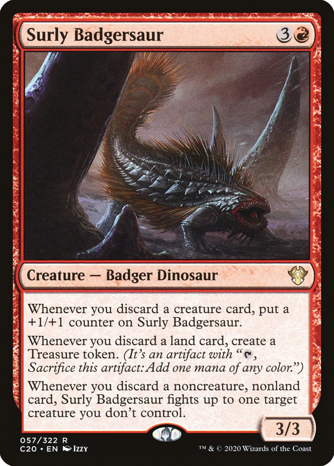 Surly Badgersaur [Commander 2020] | Webway Games