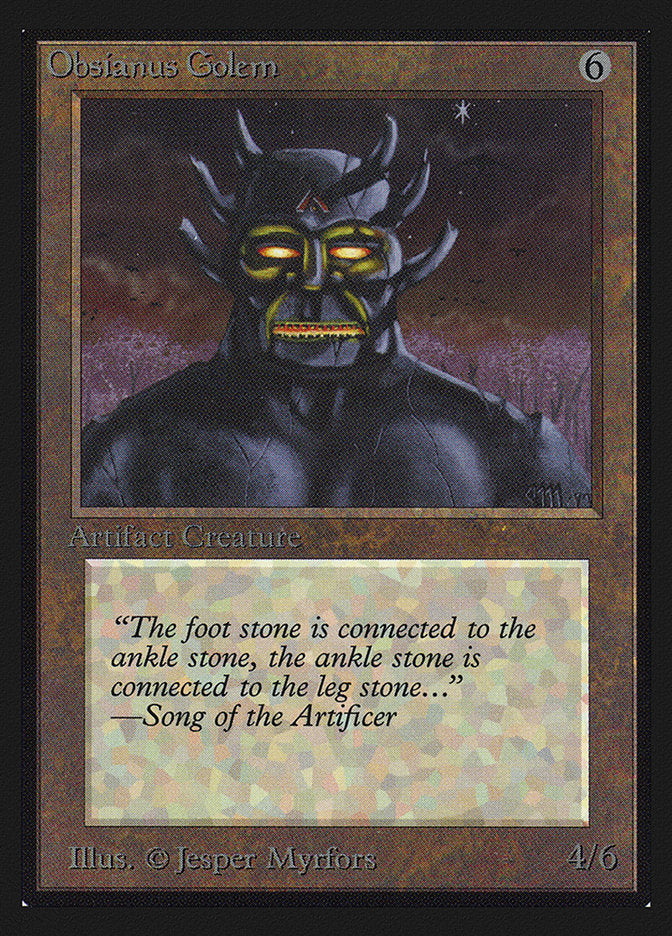 Obsianus Golem (IE) [Intl. Collectors’ Edition] | Webway Games