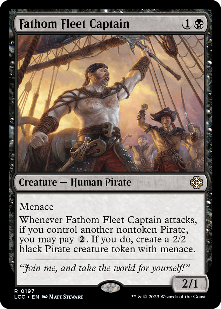 Fathom Fleet Captain [The Lost Caverns of Ixalan Commander] | Webway Games