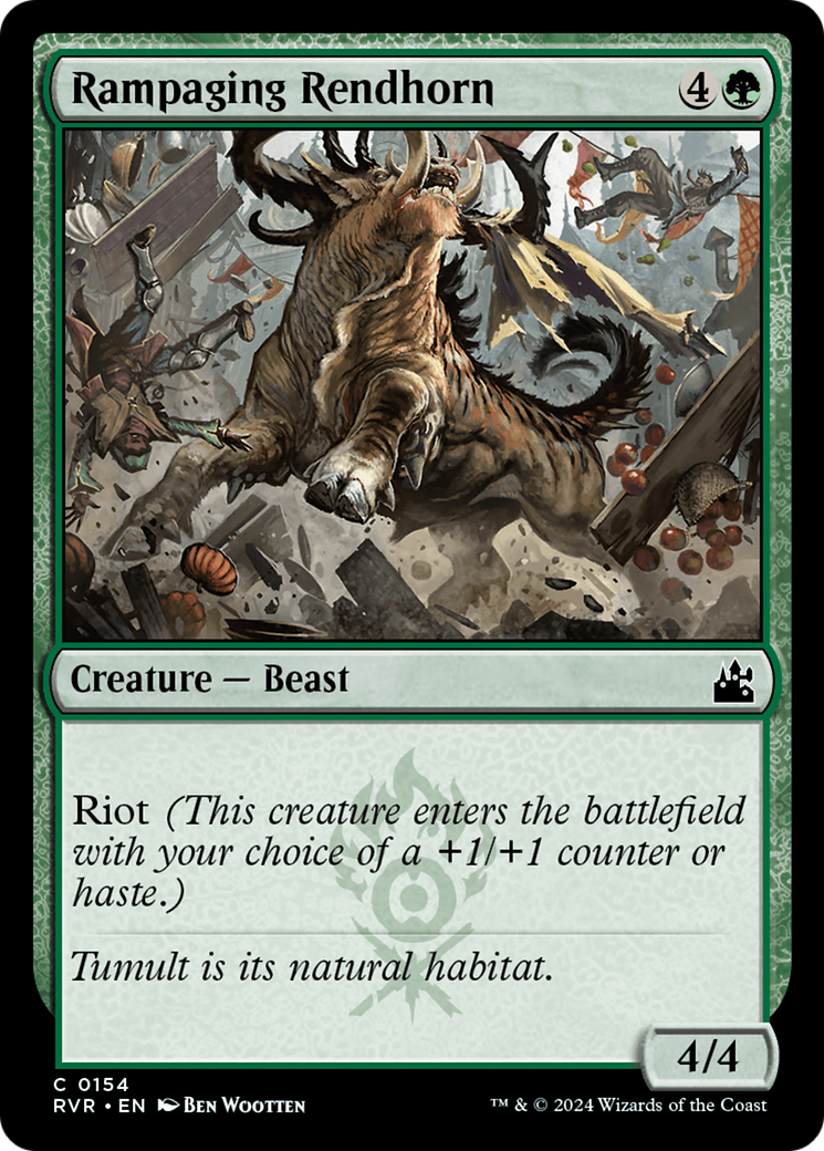 Rampaging Rendhorn [Ravnica Remastered] | Webway Games