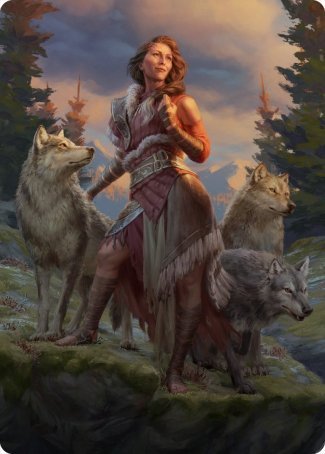 Arlinn, the Pack's Hope 1 Art Card [Innistrad: Midnight Hunt Art Series] | Webway Games
