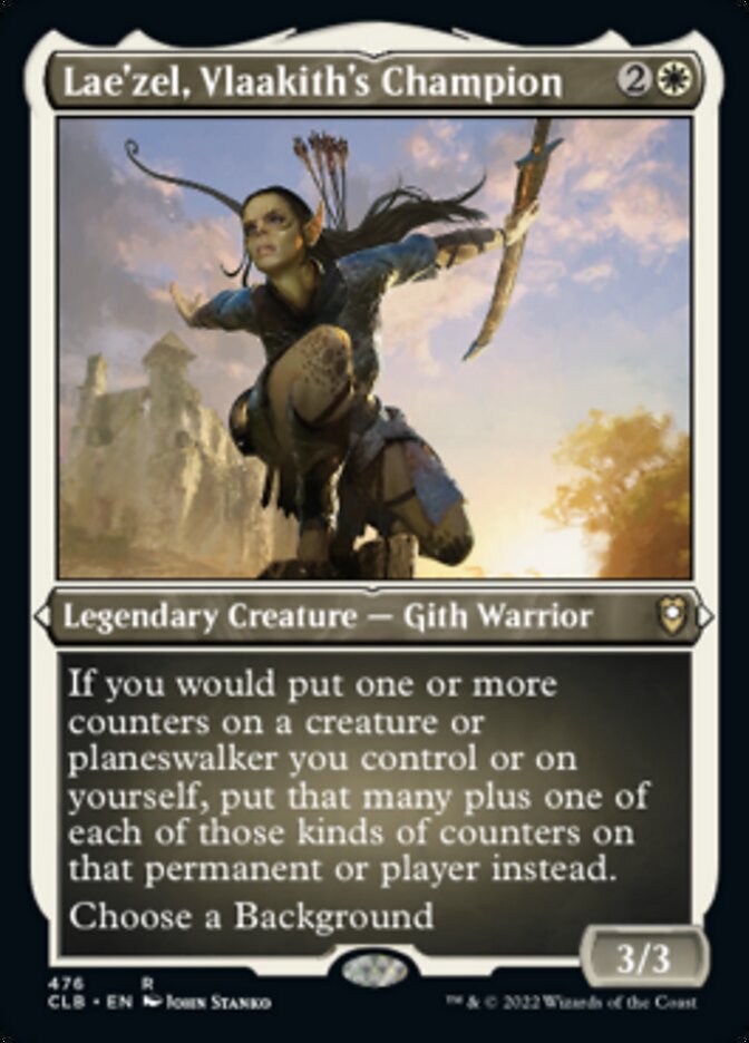 Lae'zel, Vlaakith's Champion (Foil Etched) [Commander Legends: Battle for Baldur's Gate] | Webway Games