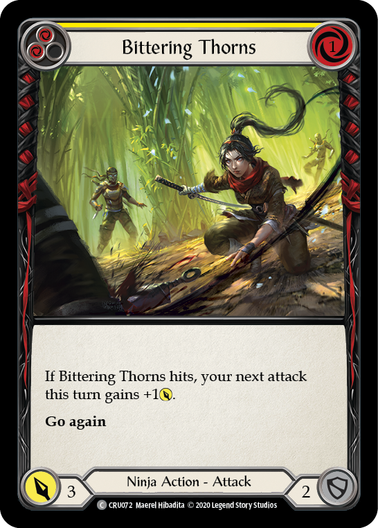 Bittering Thorns [CRU072] 1st Edition Rainbow Foil | Webway Games