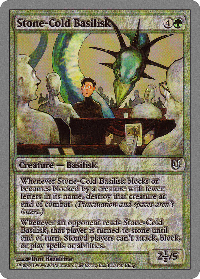 Stone-Cold Basilisk [Unhinged] | Webway Games