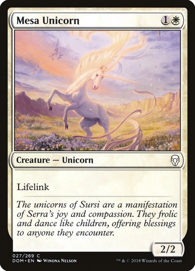 Mesa Unicorn [Dominaria] | Webway Games