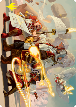 Lorehold Command Art Card (Gold-Stamped Signature) [Strixhaven: School of Mages Art Series] | Webway Games