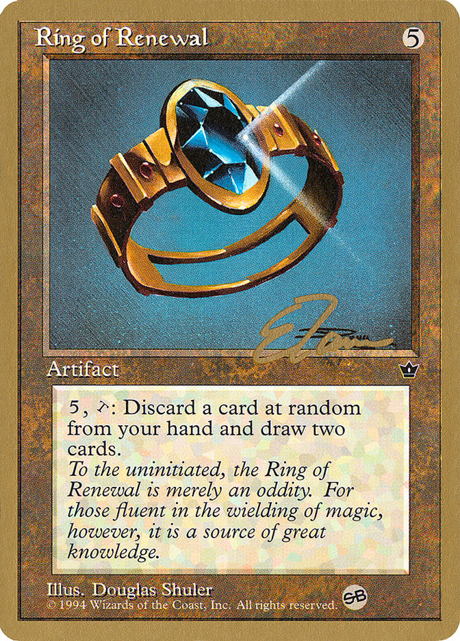 Ring of Renewal (Eric Tam) (SB) [Pro Tour Collector Set] | Webway Games