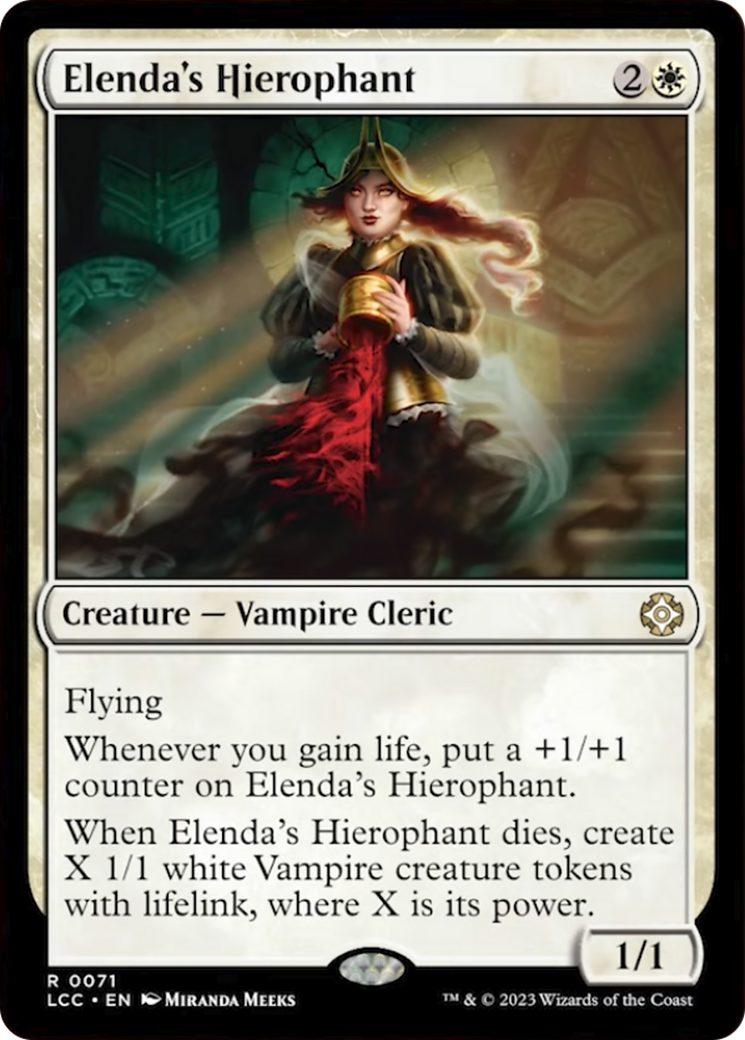 Elenda's Hierophant [The Lost Caverns of Ixalan Commander] | Webway Games