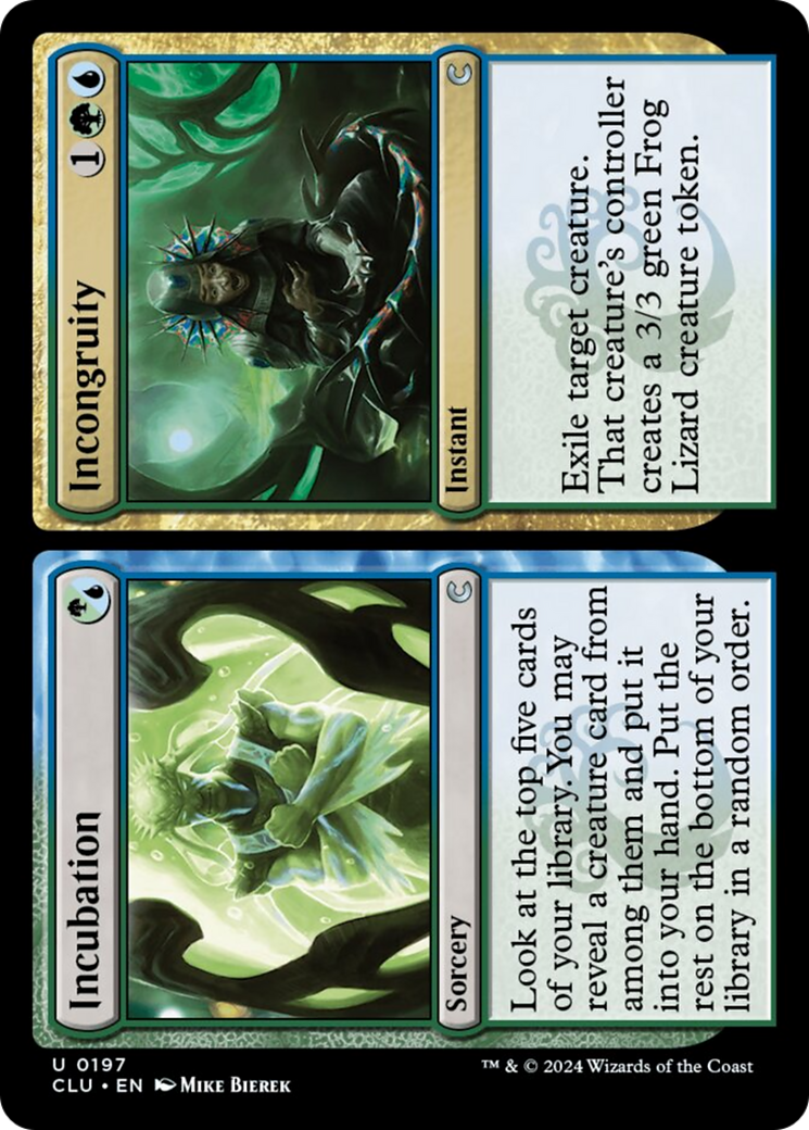 Incubation // Incongruity [Ravnica: Clue Edition] | Webway Games
