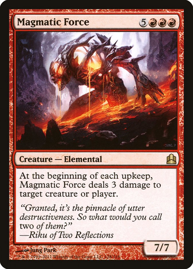 Magmatic Force [Commander 2011] | Webway Games