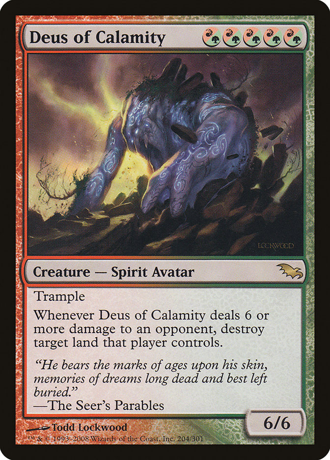 Deus of Calamity [Shadowmoor] | Webway Games