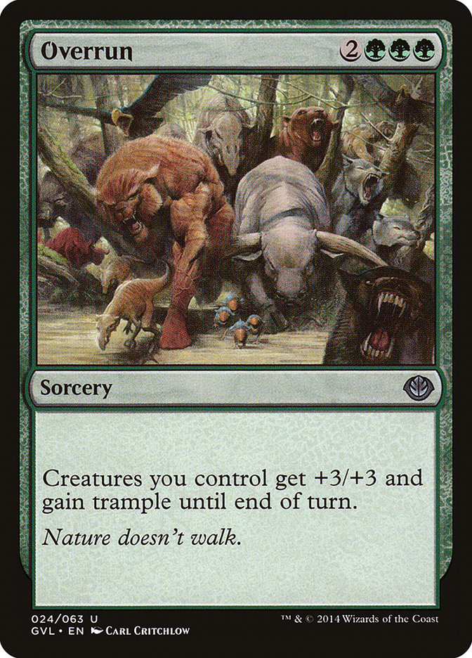 Overrun (Garruk vs. Liliana) [Duel Decks Anthology] | Webway Games