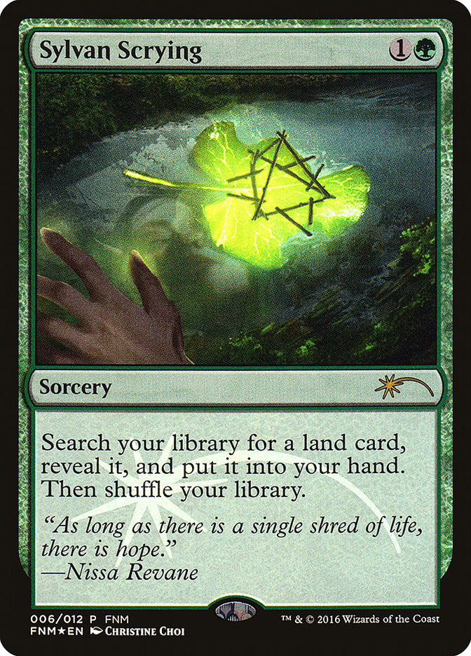 Sylvan Scrying [Friday Night Magic 2016] | Webway Games