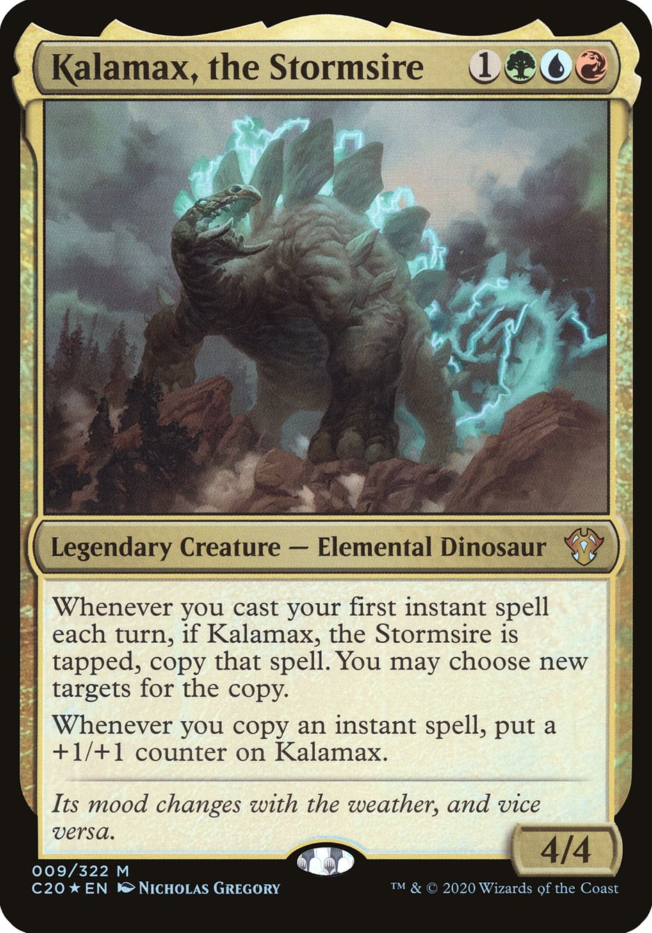 Kalamax, the Stormsire (Commander 2020) [Oversize Cards] | Webway Games