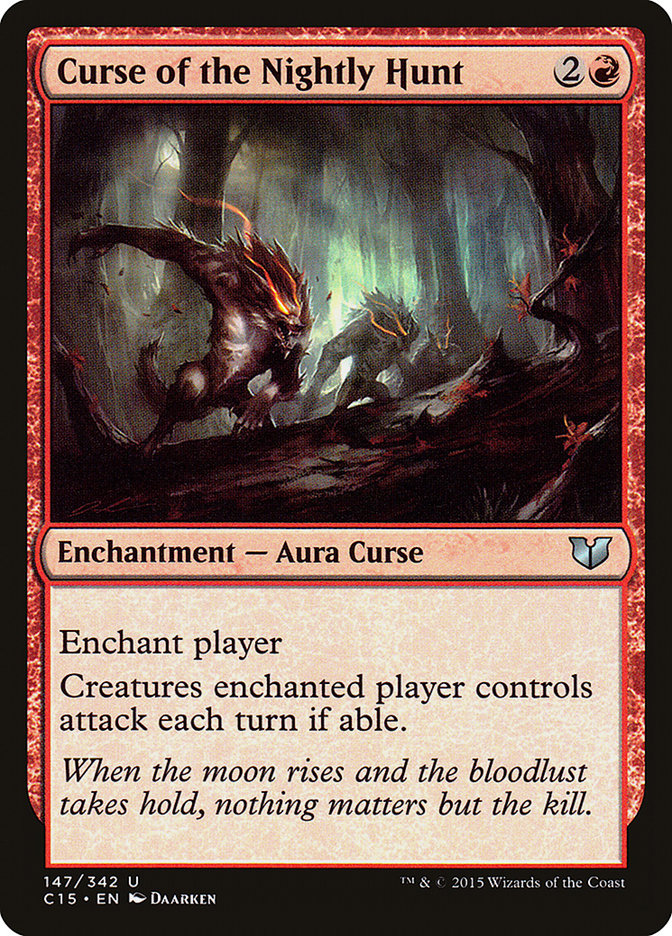 Curse of the Nightly Hunt [Commander 2015] | Webway Games