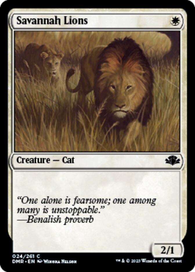 Savannah Lions [Dominaria Remastered] | Webway Games