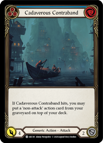 Cadaverous Contraband (Blue) [ARC181] Unlimited Rainbow Foil