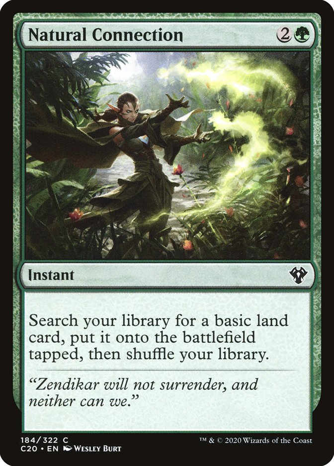 Natural Connection [Commander 2020] | Webway Games