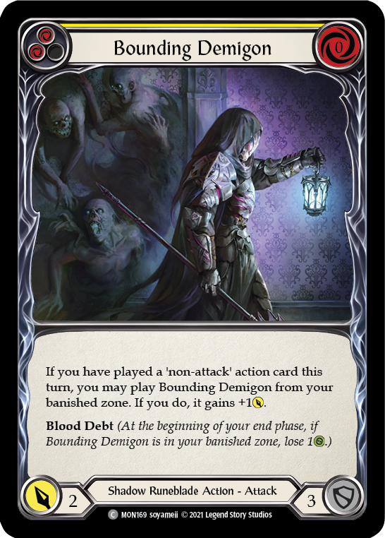 Bounding Demigon (Yellow) [MON169] 1st Edition Normal | Webway Games