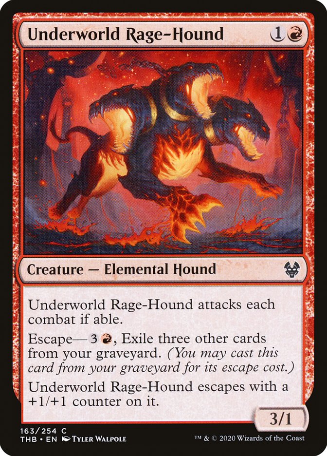 Underworld Rage-Hound [Theros Beyond Death] | Webway Games