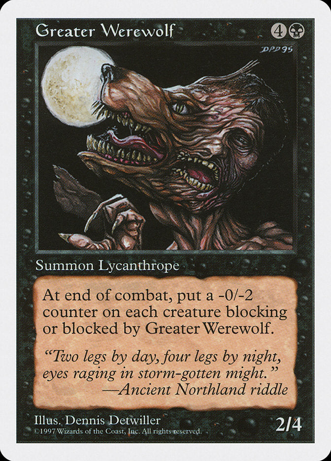 Greater Werewolf [Fifth Edition] | Webway Games