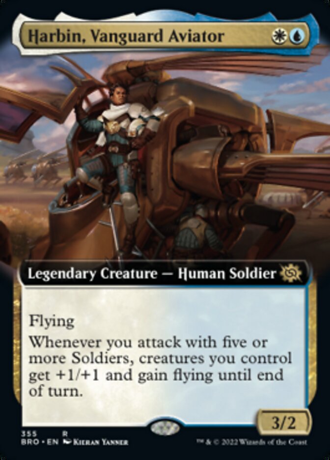 Harbin, Vanguard Aviator (Extended Art) [The Brothers' War] | Webway Games