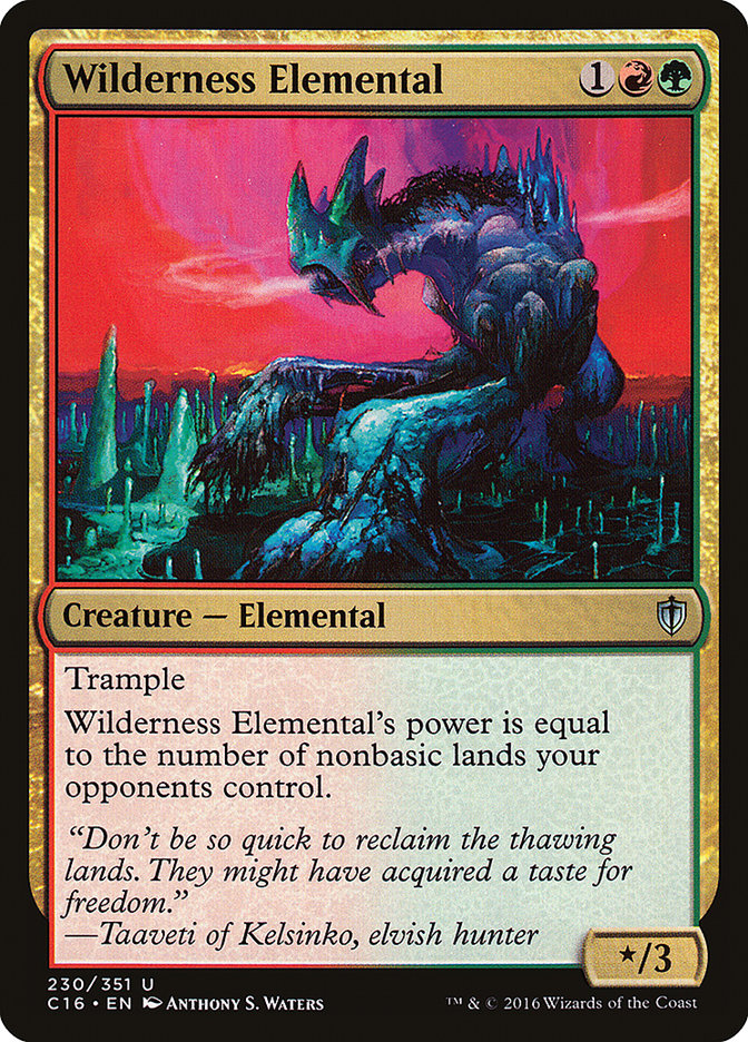 Wilderness Elemental [Commander 2016] | Webway Games