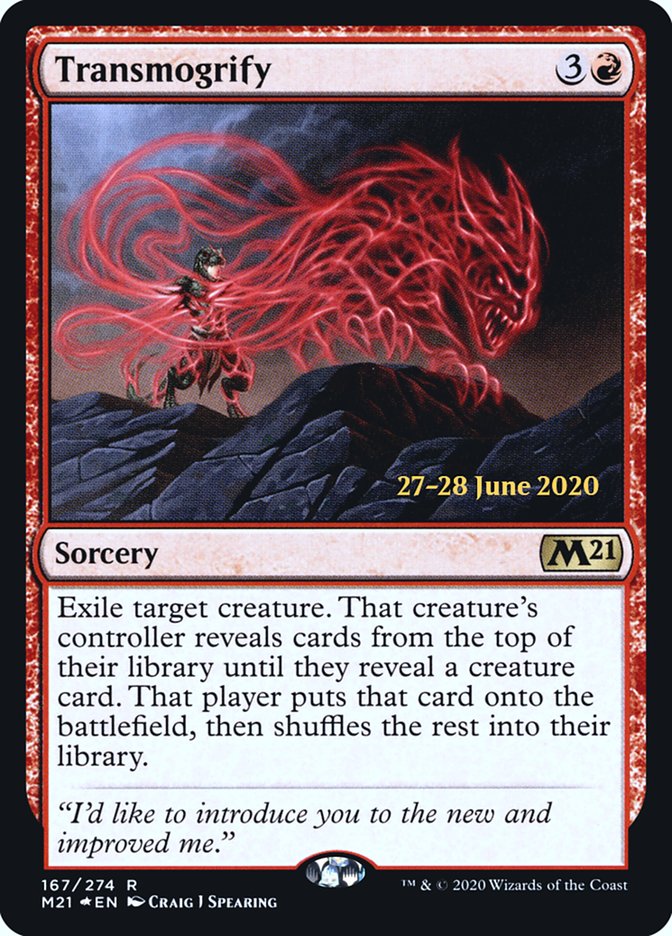 Transmogrify  [Core Set 2021 Prerelease Promos] | Webway Games