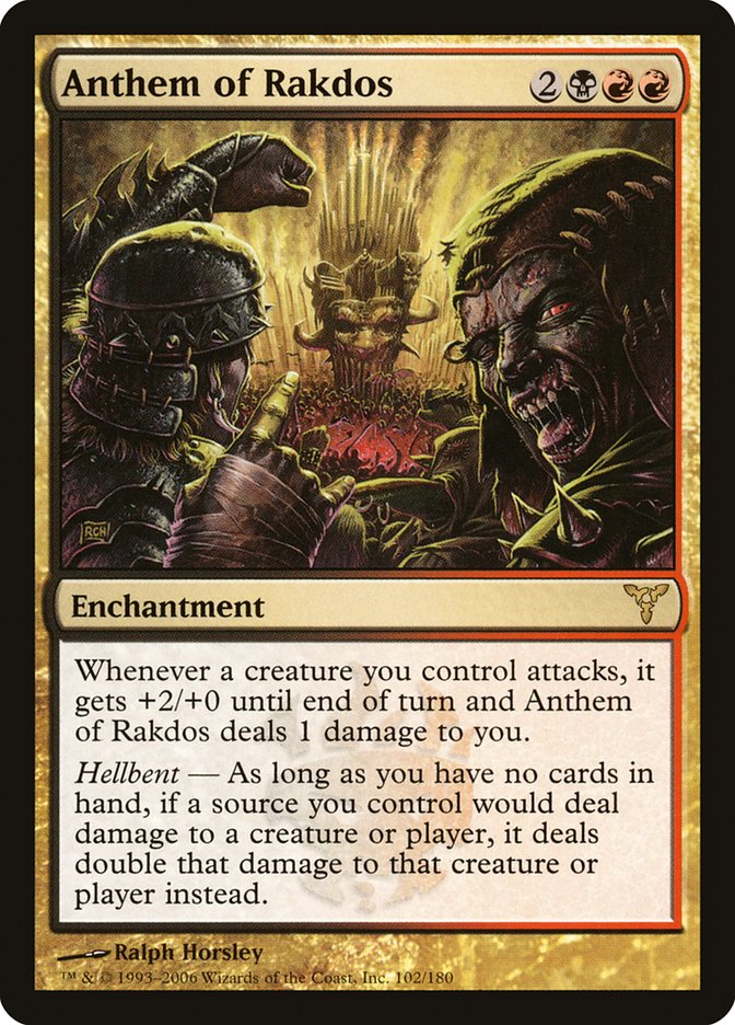 Anthem of Rakdos [Dissension] | Webway Games