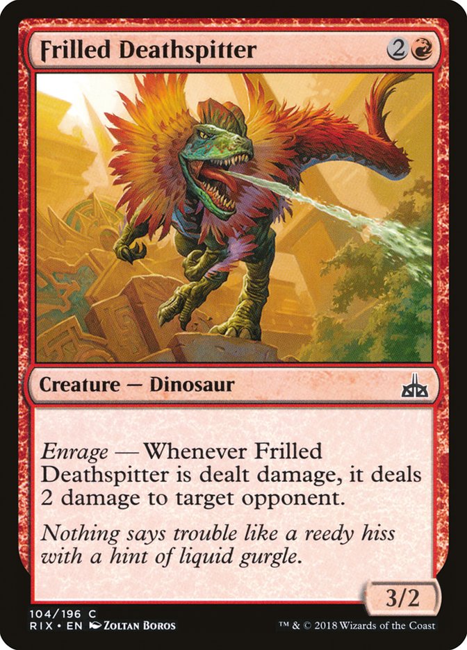Frilled Deathspitter [Rivals of Ixalan] | Webway Games