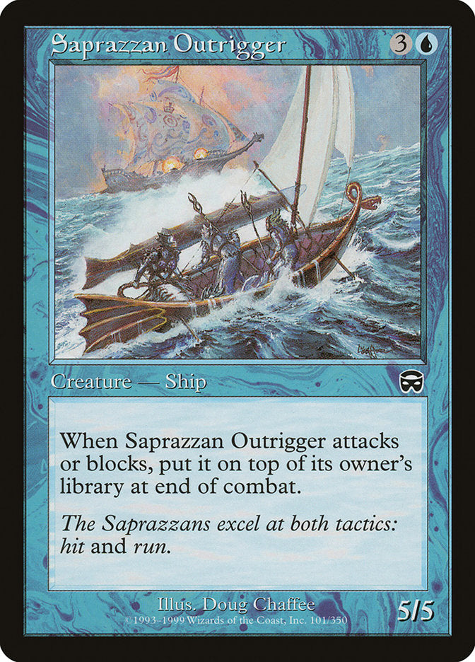 Saprazzan Outrigger [Mercadian Masques] | Webway Games