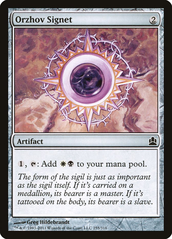 Orzhov Signet [Commander 2011] | Webway Games