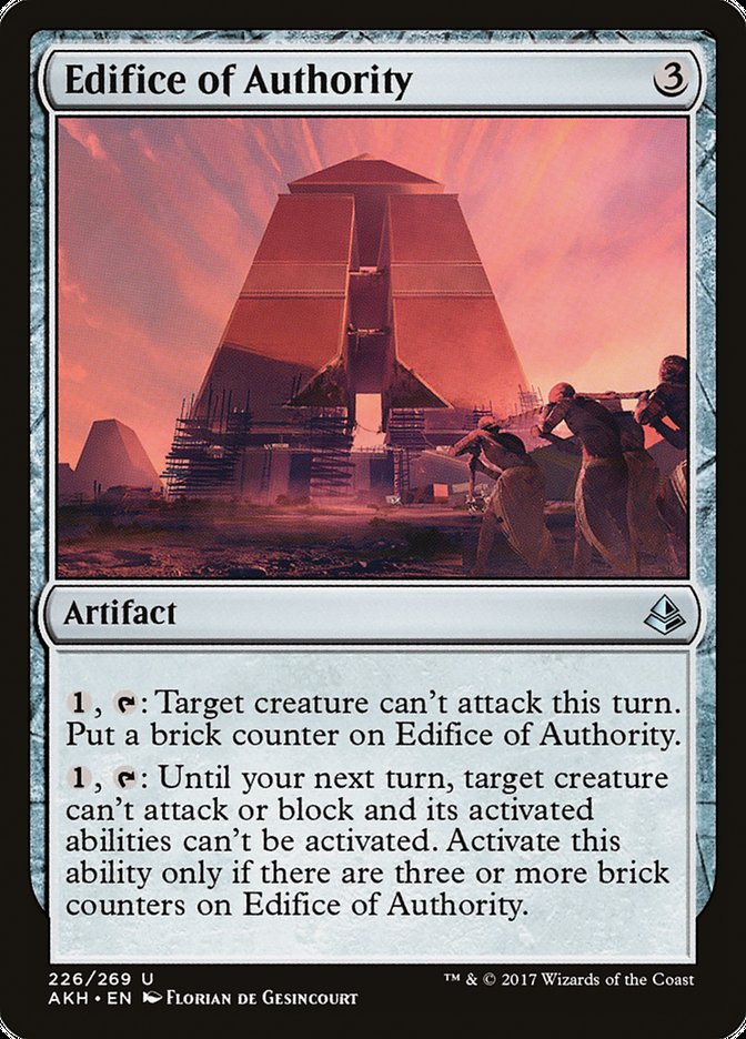 Edifice of Authority [Amonkhet] | Webway Games
