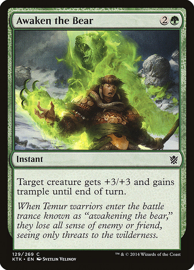 Awaken the Bear [Khans of Tarkir] | Webway Games