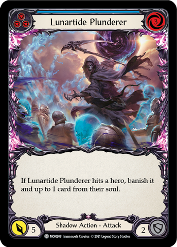 Lunartide Plunderer (Blue) [MON208] 1st Edition Normal