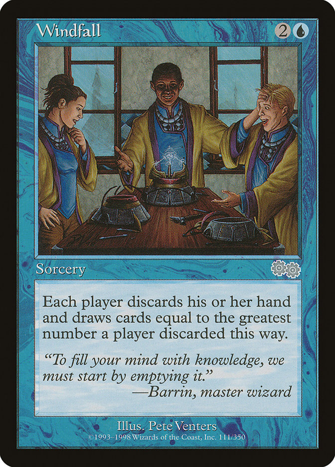 Windfall [Urza's Saga] | Webway Games