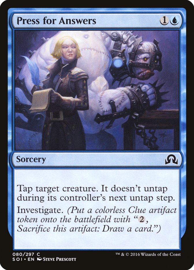 Press for Answers [Shadows over Innistrad] | Webway Games