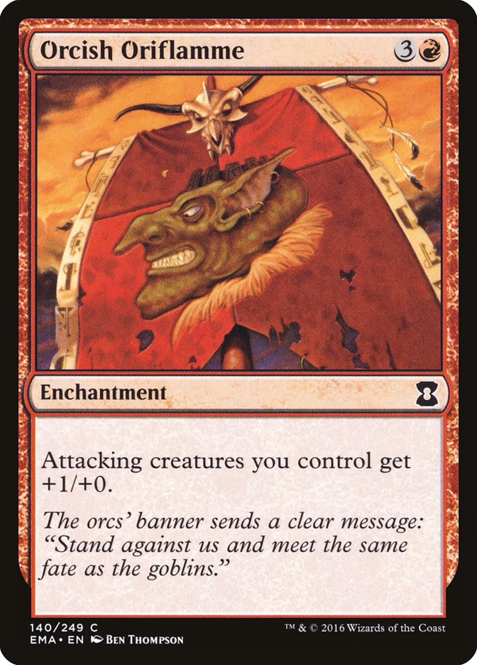 Orcish Oriflamme [Eternal Masters] | Webway Games