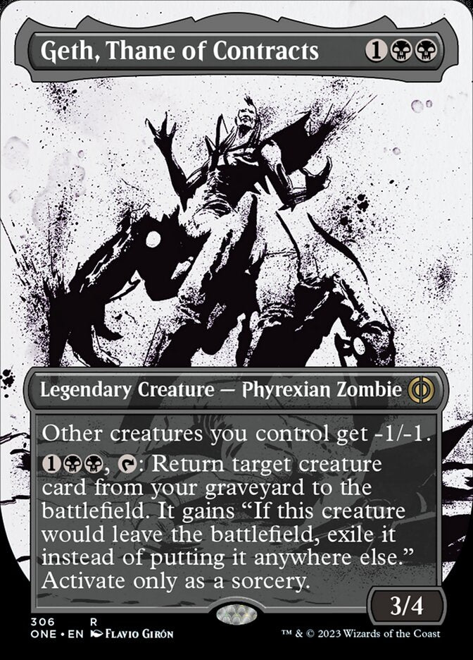 Geth, Thane of Contracts (Borderless Ichor) [Phyrexia: All Will Be One] | Webway Games