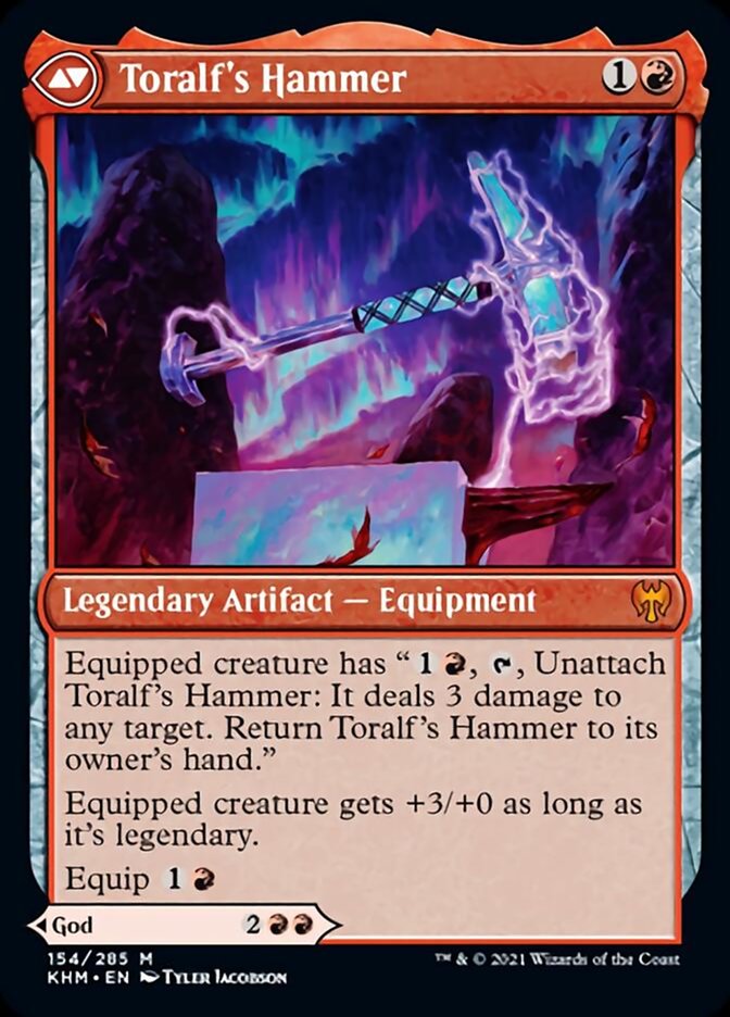 Toralf, God of Fury // Toralf's Hammer [Kaldheim] | Webway Games