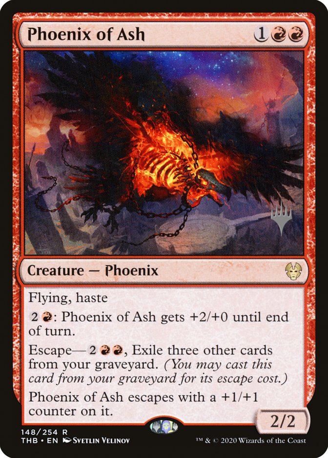 Phoenix of Ash (Promo Pack) [Theros Beyond Death Promos] | Webway Games
