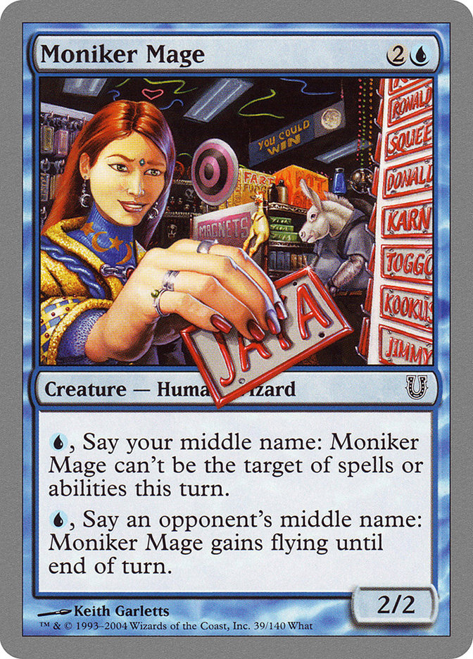 Moniker Mage [Unhinged] | Webway Games