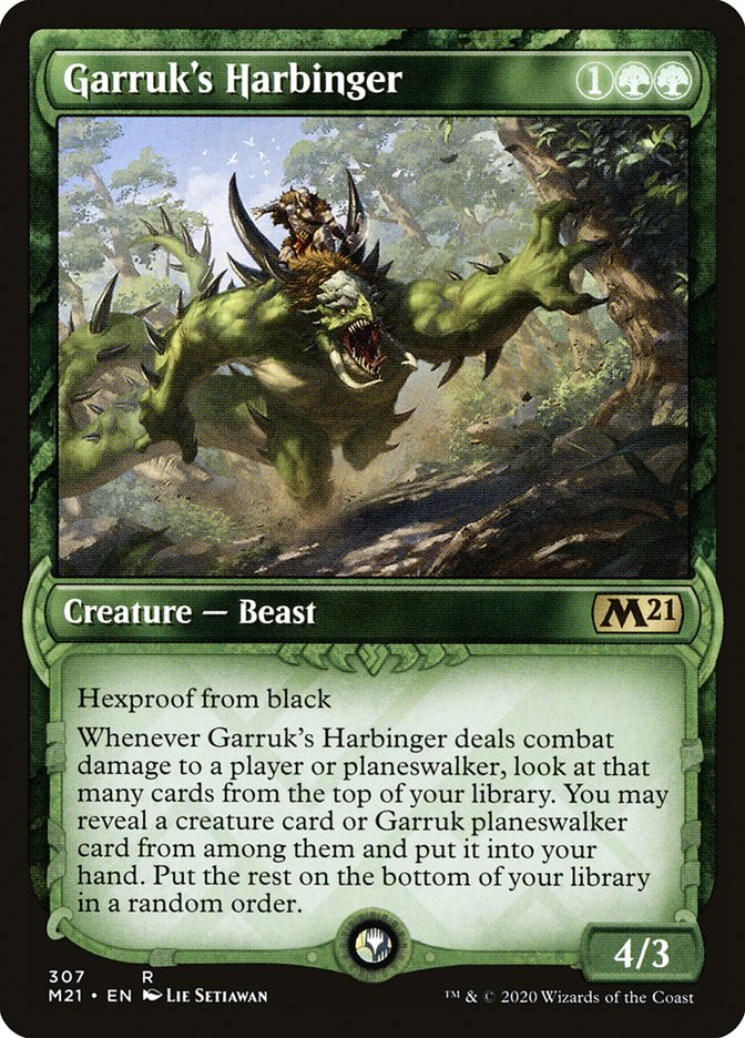Garruk's Harbinger (Showcase) [Core Set 2021] | Webway Games