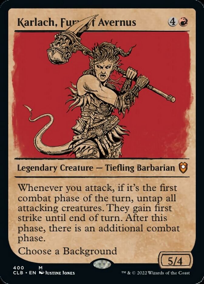 Karlach, Fury of Avernus (Showcase) [Commander Legends: Battle for Baldur's Gate] | Webway Games